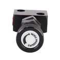 thumbnail image 1 of Brake Universal Aluminum Black Brake Proportion Valve Adjustable Proportioning Brake Bias Adjuster, 1 of 8