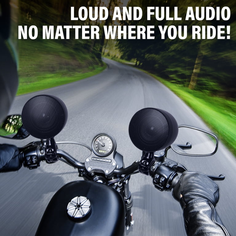 BOSS Audio Systems MCBK625BA Motorcycle Amplified Bluetooth System