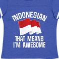 thumbnail image 4 of Inktastic Indonesian Gift Indonesia Flag Boys or Girls Toddler T-Shirt, 4 of 5