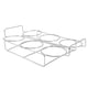 thumbnail image 3 of Portavasos de cristal de acero inoxidable con 6 agujeros, estante de exhibición para tazas de té para el hogar, estante para copas de vino KTV, 3 of 5