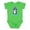 Apple Green, variant on Snowboard Penguin Boys or Girls Baby Bodysuit