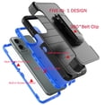 thumbnail image 4 of For Motorola Moto G 5G 2024 6.6" Case,Heavy Duty Rugged Defender Case with [Belt Clip Holster] [Built in Screen Protecotr], Shockproof Full Body Protection Kickstand Cover, Blue, 4 of 9