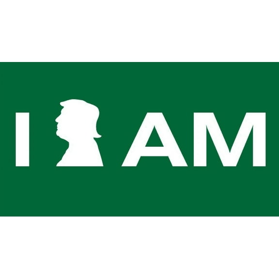 I Am Trump 3'X5' Flag Rough Tex® 100D