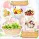 thumbnail image 5 of 10 Pcs Round Small Gift Baskets,for Serving, Fruit Baskets, 5 of 5