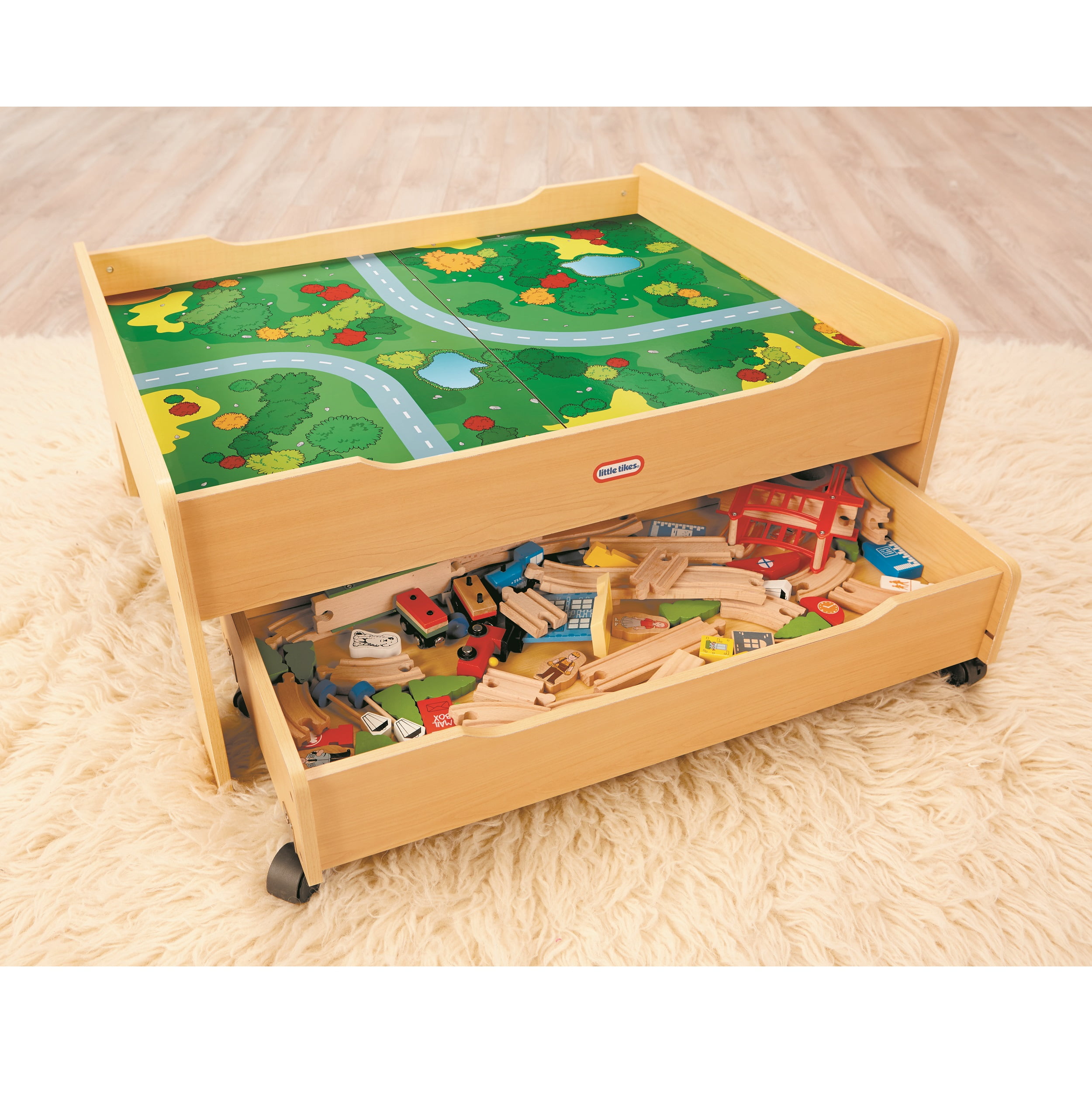 little tikes train table