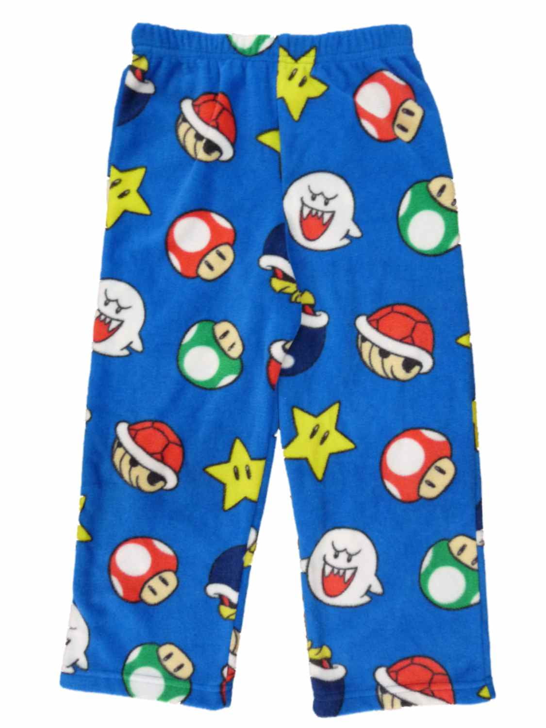 Nintendo Nintendo Boys Blue Super Mario Sleep Pants Fleece Pajama