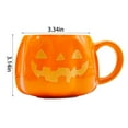 thumbnail image 2 of Halloween Pumpkin Mug Decorations Happy Halloween Pattern Mug Ceramic Cute Pumpkin Coffee Cup Halloween Birthday Tabletop Drinkware For Adults Kids Women, 2 of 6