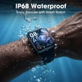 thumbnail image 3 of Smart Watch for Men Women, 1.83-inch IP68 Waterproof Smartwatch with Bluetooth Call (Answer/Make Calls), 100+ Sports Modes Fitness Tracker, Compatible with Android and iPhone, Gift Black, 3 of 8