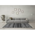 thumbnail image 3 of Ahgly Company Indoor Rectangle Abstract Gray Modern Area Rugs, 2' x 4', 3 of 4