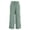 X1Mint Green, variant on lnmuld Girls Wide Leg Pants Elastic Waist Drawstring Cotton Linen Casual Trousers with Pockets Solid Kids Palazzo Pants Size:11-12 Years