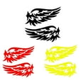 thumbnail image 4 of Walbest 2Pcs Car Sticker, Red Feather PET Self-Adhesive Rearview Mirror Car Auto Sticker Decor Decals Universal, 4 of 7