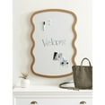 thumbnail image 3 of Kate and Laurel Holbrook Wavy Magnetic Dry Erase Board with Marker and Four Magnets, 24 x 36, Gold, Decorative Wall Organization White Board for Use as Apartment or Dorm Room Decor, 3 of 9