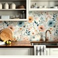 thumbnail image 3 of Watercolor Pastel Floral Wallpaper, Boho Farmhouse Floral peel and stick wallpaper, waterproof, Home Decor for Bedroom, Living Room, Bathroom, Kitchen Cabinet, Dorm Room [17.7 * 118 in], 3 of 8