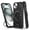 Black, variant on Hotpom for iPhone 15 Case with Precise Cutouts, Double Ring Kickstand, Heavy Duty Shockproof Drop Protection and Rugged Anti-Scratch Phone Cover, Blue