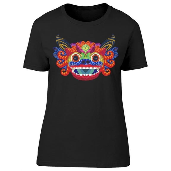 Barong Bali Mask T-Shirt Women -Image by Shutterstock, Female Large