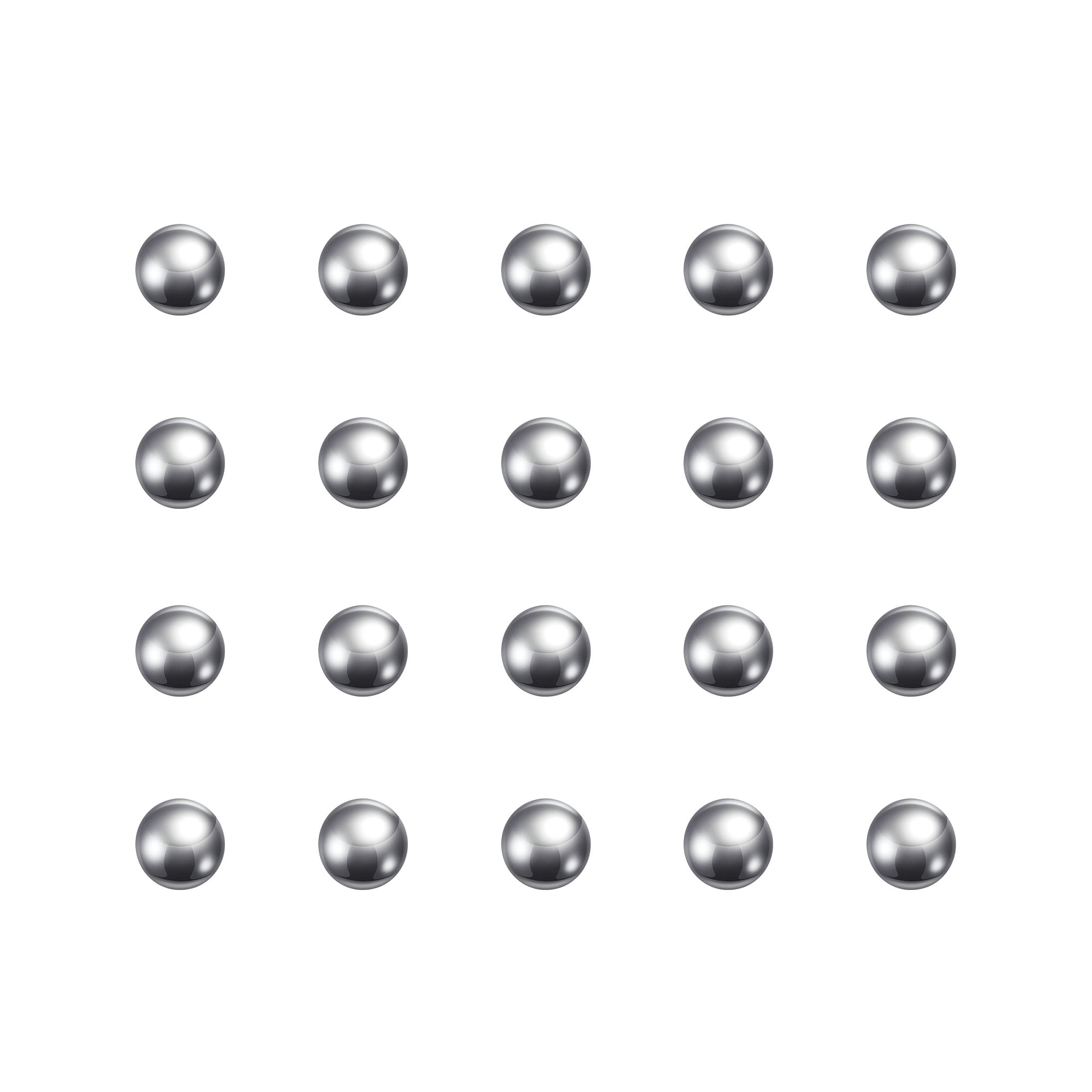 Bolas De Precisión Uxcell De 10 Mm De Diámetro En Acero Inoxidable 304 Para Rodamientos Paquete De 30