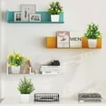 thumbnail image 3 of Semfri 4Pcs Small Plastic Plants Fake Plants With White Flower Pot Artificial Lilac Green Plants Mini Simulation Potted Plants With For Indoor Home Office Bathroom Farmhouse Decoration, 3 of 8