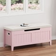 thumbnail image 1 of Garvee Banco de Almacenamiento de Madera con Tapa Abatible y Asiento Acolchado – 118 kg, para Recámara y Sala, 1 of 10