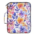 thumbnail image 2 of Haosy Accordion File Organizer Zipper Binder 500 Sheet 6-Tab Expanding File Folder Multi-Pocket 1.2 Inch 3 Ring Watercolor Leaves, 2 of 7