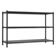 thumbnail image 2 of 3-Wire Shelf Adjustable Heavy Duty Storage Shelves,Metal Organizer Wire Rack for Laundry Bathroom Kitchen Pantry Closet Garage Shelving(Black,24" Dx59.6 Wx47.6 H), 2 of 7