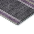 thumbnail image 4 of Addison Rugs Mayfield Washable Transitional Art Deco Purple Rectangle Rug, 3' x 5', 4 of 6