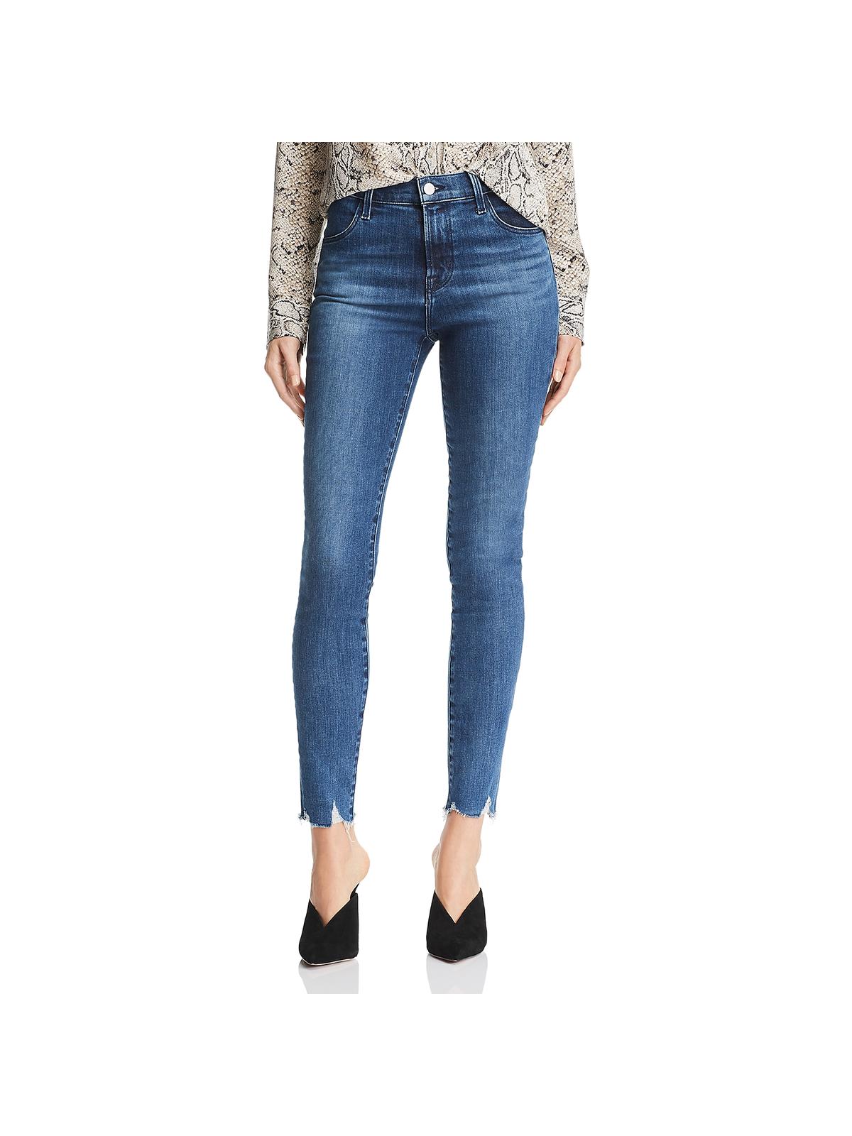 J Brand Womens Maria Denim Raw Hem 