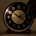 thumbnail image 2 of Wosthever Reloj de noche silencioso que brilla en la oscuridad, sin tictac, ideal para dormitorios y mesitas de noche. Decoración del hogar B, 2 of 6