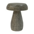 thumbnail image 2 of Christopher Knight Home Mushroom MGO Side Table, 20.5" Tall Round Accent Table, Grey, 2 of 7