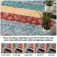 thumbnail image 6 of CAROMIO Washable 5' x 7' Area Rug for Living Room Modern Geometric Indoor Carpet Non Slip, Red, 6 of 7