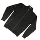 thumbnail image 2 of Chaqueta de punto para hombre Nikou abrigo informal de polar con cremallera completa manga larga cuello alto color negro talla M, 2 of 15