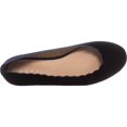 thumbnail image 2 of Womens ESPRIT Odette Scalloped Edge Ballet Flats, Midnight Blue Velvet, 2 of 6