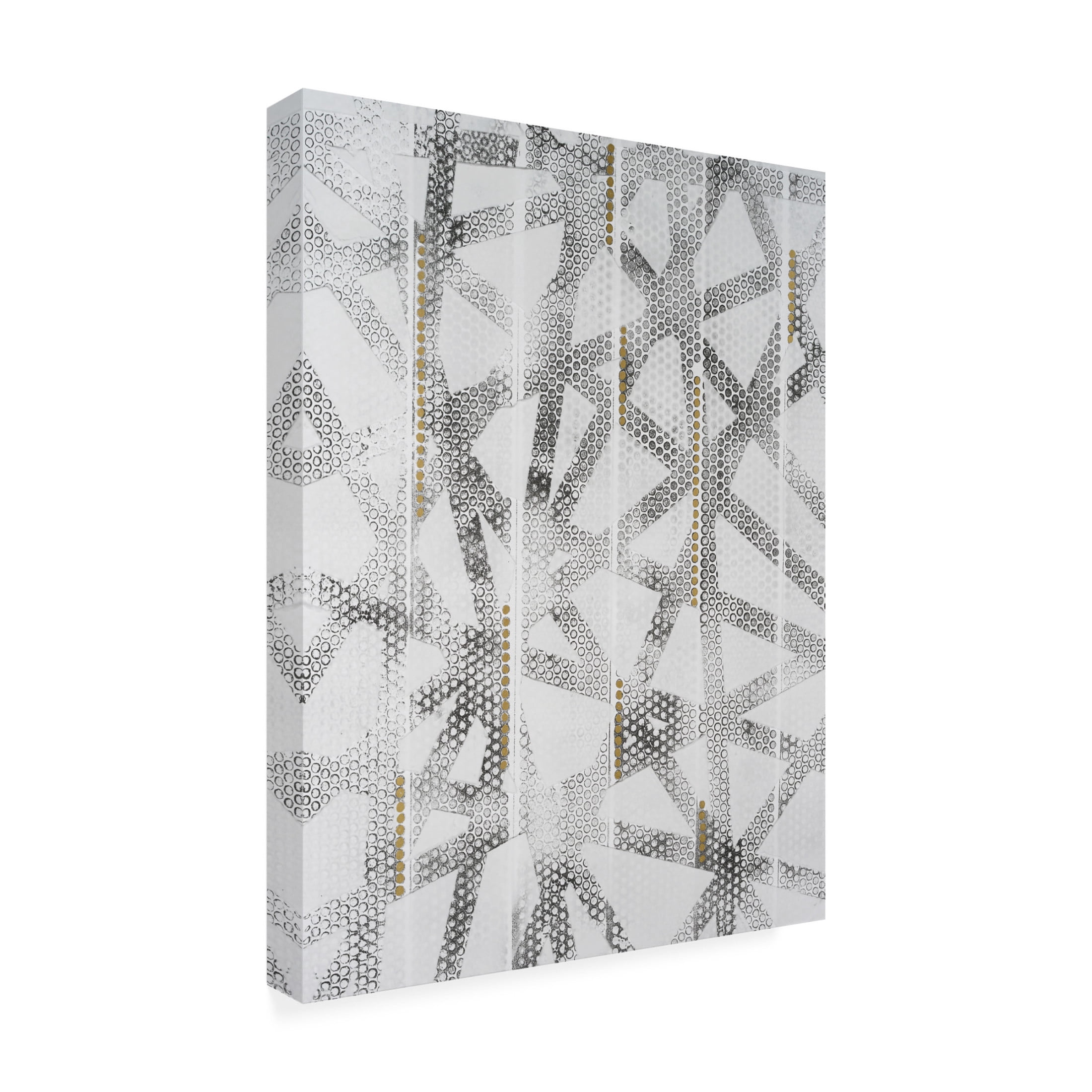 Canvas Wall Art - Vanna Lam 'Stippled I' Wall Art for Living Room, Bedroom, or Office Décor by Trademark Fine Art - 14 x 19 Inches