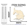 thumbnail image 2 of Unfinished Wood Catfish Shape 5" / 1/2", 2 of 3