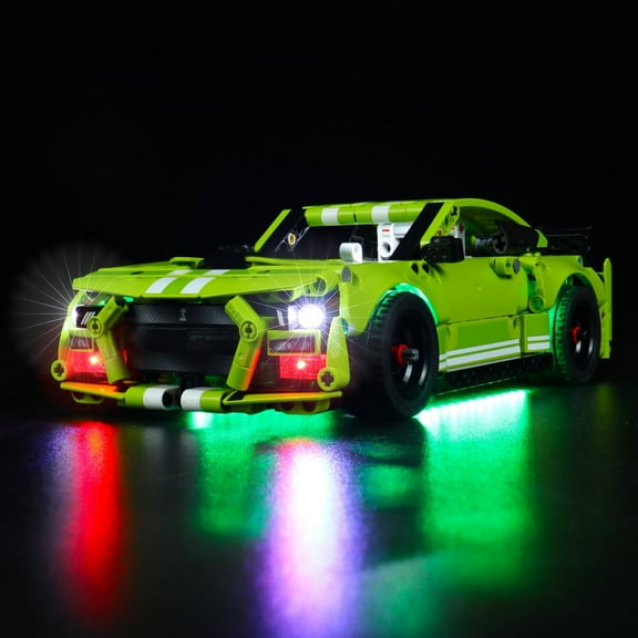 LED Light for Legos Ford GT500 42138 Building Toy Set, Creative Lighting Kit Compatible with Legos 42138, for Legos Fans (model Not Included)