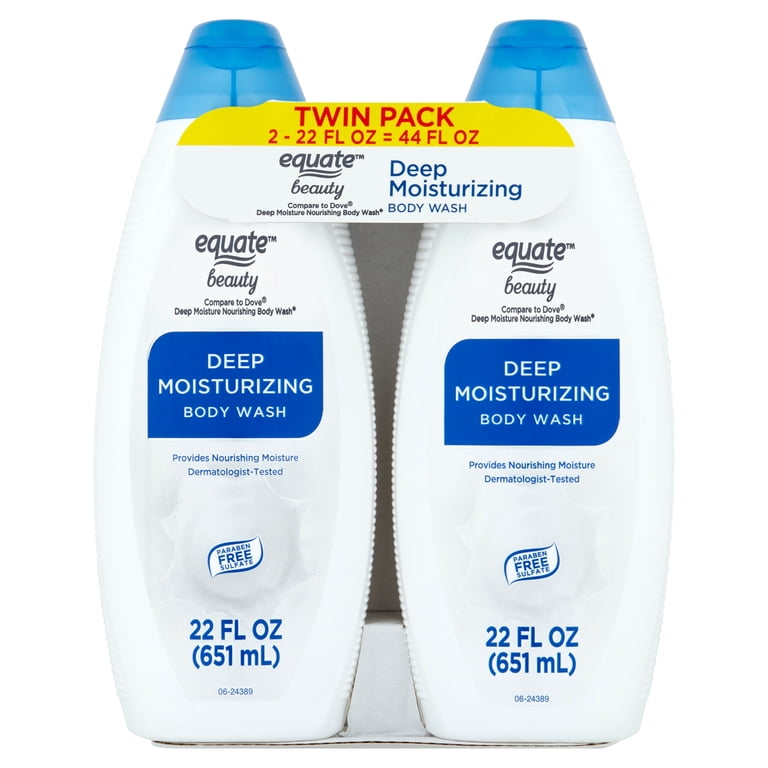 Equate Beauty Deep Moisturizing Body Wash, 2 Pack photo 1
