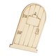 thumbnail image 1 of Wooden Fairy Doors Unpainted Synthetic Material for Decoration DIY Craft Khaki Color 50pcs, 1 of 4