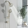 thumbnail image 2 of PROOX Drill-Free Rain Shower Handheld Showerhead Combo with Stainless Steel Slide Bar, 2 of 7