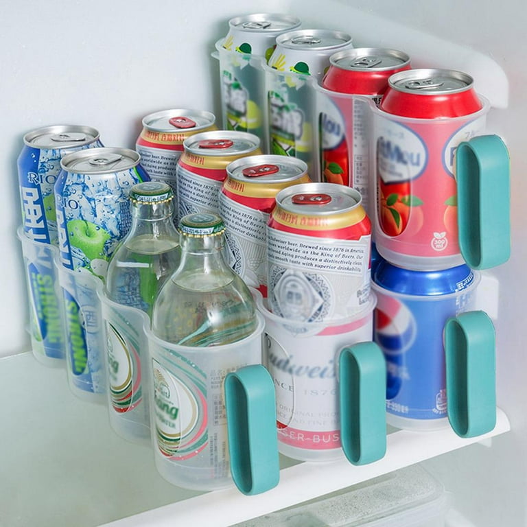 Refrigerator Storage Box Juice Drink Racks Can Space-saving