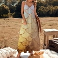 thumbnail image 2 of Mermaid Fish Scales Fine Art Sleeveless Dress Summer Dress Woman 2025, 2 of 7