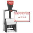 thumbnail image 2 of Heavy Duty Date Stamp with "DEPOSITED" Self Inking Stamp - RED Ink, 2 of 5