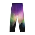 thumbnail image 3 of Lsque Northern Lights Print Men's Pajama Pants, Lounge Pant - Comfortable Home Wear,Elastic Waistband, Stylish Design-Medium, 3 of 9