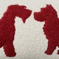 thumbnail image 6 of Nourison Pet Pillows & Access Sherpa Dog Silhouett Red 12" x 21" Throw Pillow, 6 of 6