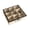 🥝 Khaki_Hot#318, variant on Wooden Tea Storage Box Organizer - 6 Style Divided Compartments, Clear Lid Tea Bag Holder, Desktop Snack Organizer, Vintage Decorative Countertop Box