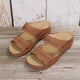 thumbnail image 3 of FLhrweasw Sandalias Cuña para Mujer Sandalias Retro Verano Con Puntera Abierta (marrón 43), 3 of 9