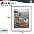 thumbnail image 4 of Stupell Industries Rustic Lodge Picturesque Village over Sea Gray Framed Print Under Glass, 17 x 21, by Riley B, 4 of 8