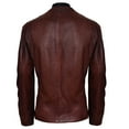 thumbnail image 2 of Pure Leather Moto Racer Lambskin Motorcycle Jacket for Men, 2 of 7