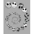 thumbnail image 2 of Boy's The Nightmare Before Christmas Spiral Facial Expressions and Moods Of Jack  Graphic Tee Athletic Heather Small, 2 of 5