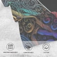 thumbnail image 3 of Coolnut Bathroom Hand Towels 2 Pcs Unicorn Tribal Print, Cotton Bath Towels Lightweight Quickdry for Bathroom Ktichen Travel Gym, 16"×28", 3 of 6
