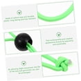 thumbnail image 5 of 20 Pcs Tent Bungee Cord Tarp Tent Black Elastic Band Spring Tie Luggage Packing Elastic Rope Tent Guyline Rope Elastic String Canopy Tarp Bungee Strap Tarp Bungee Cords Camping, 5 of 5