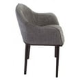 thumbnail image 3 of Control Brands FXC702GREY Auckland Dining Arm Chair, Grey, 3 of 4